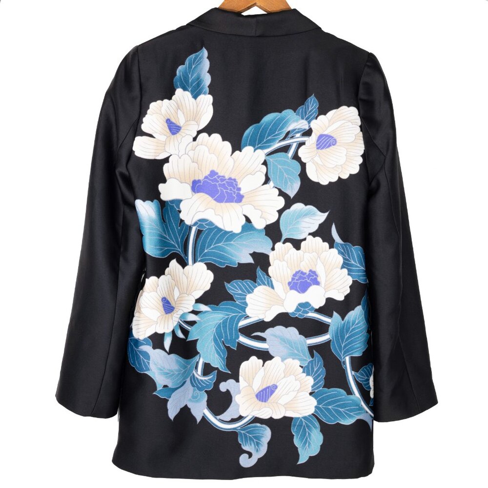 Zara Woman Floral Kimono Blazer Jacket – Size XS - Picture 7 of 12